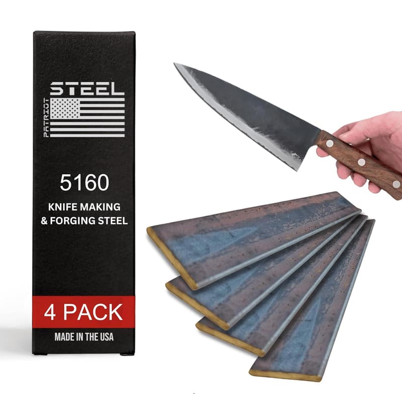5160 High Carbon Knife Making Steel - 4 Pack, 2