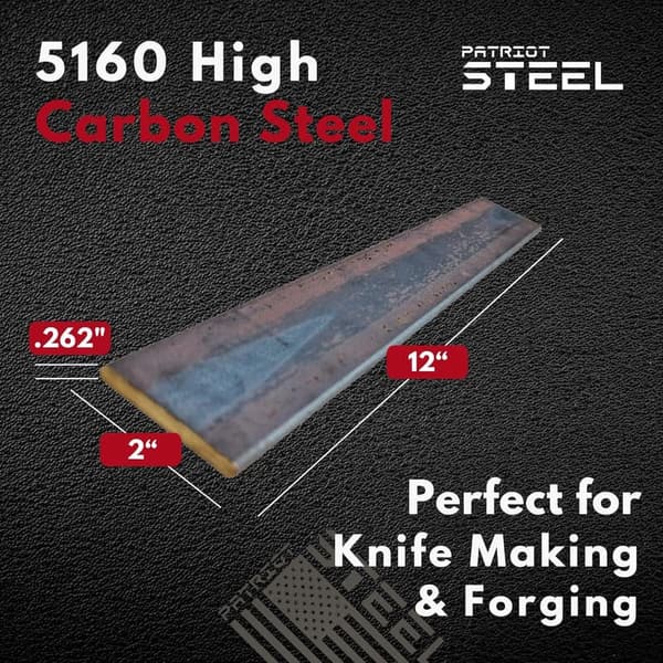 5160 High Carbon Knife Making Steel - 4 Pack, 2