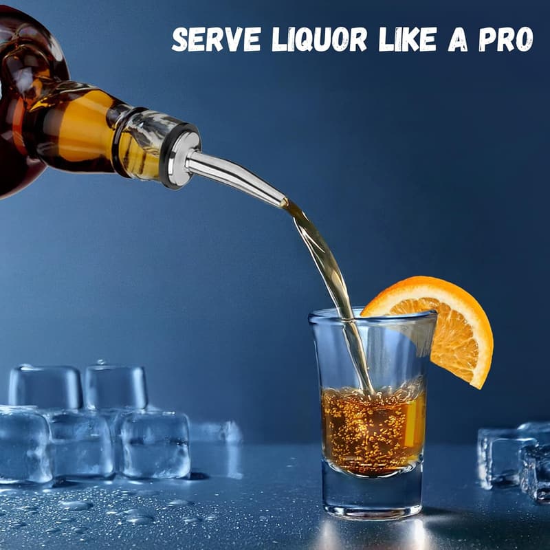 Shot Glass Set of 8 with Heavy Base for Vodka/Tequila