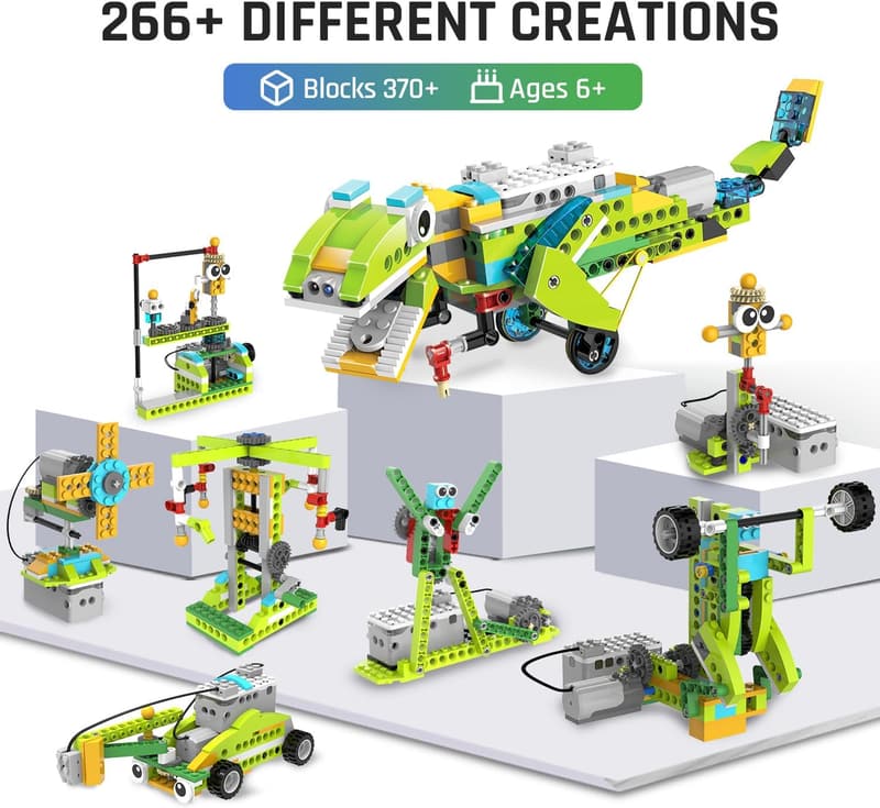 Kids Coding Robot Toy - 100+ APP-Controlled Building Kits