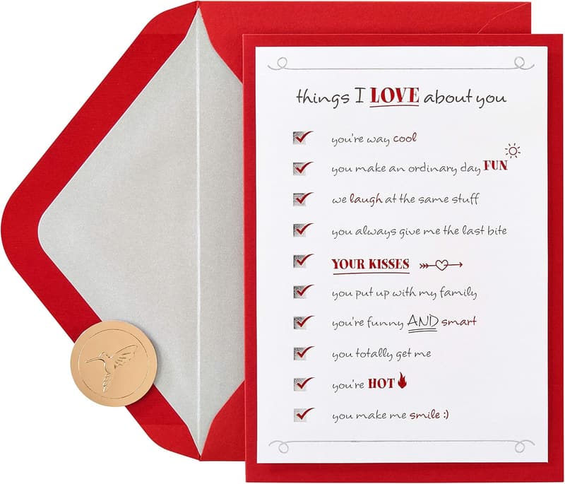 Valentine's Day Papyrus Romantic Card