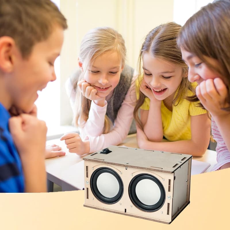 Kids' STEM Building Kits with Bluetooth Speaker - Ages 8-16