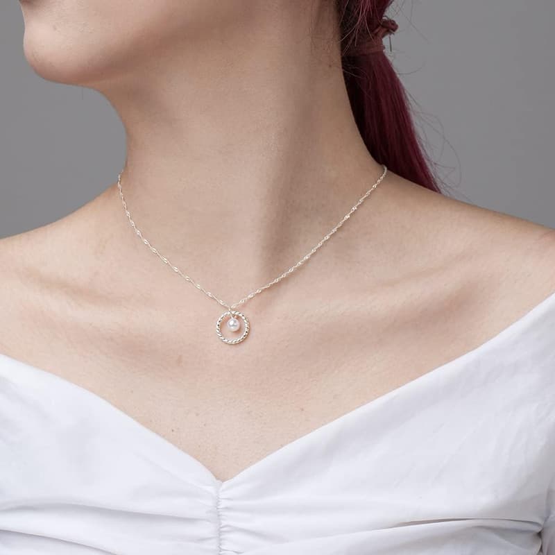 Mother's Day Sterling Silver Necklace for Boyfriend's Mom