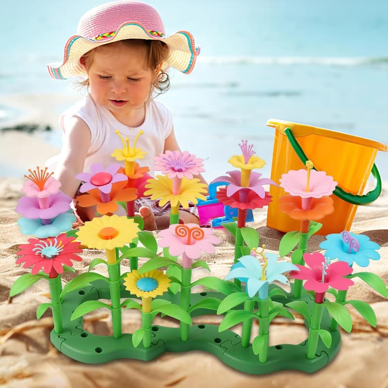 STEM Building Blocks Toy Set for Toddler Brain Development
