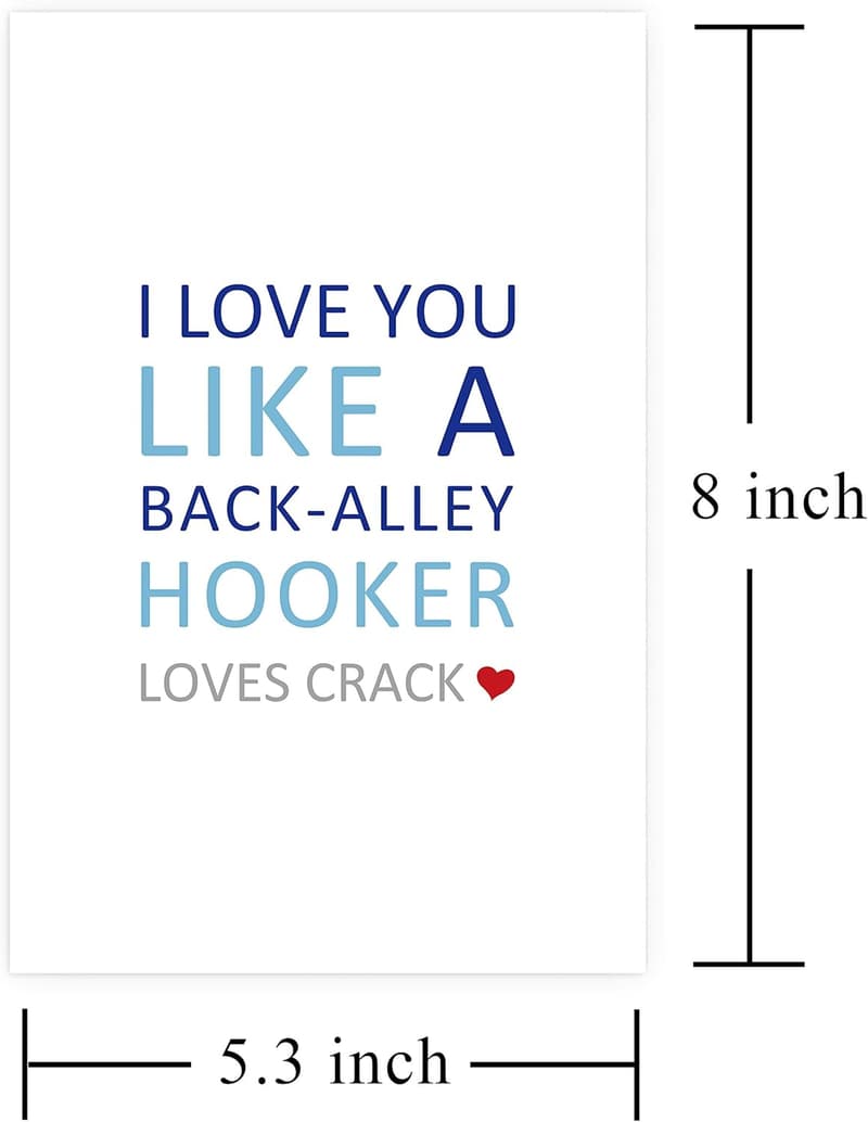 Naughty Love Card for Husband - Funny Anniversary Greeting