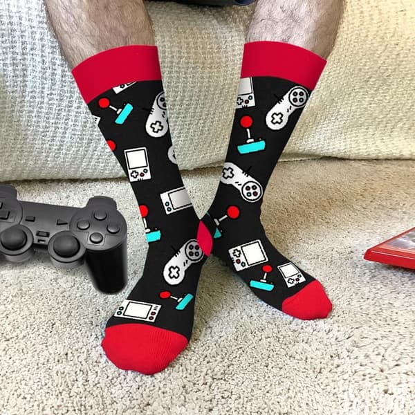 Gaming Socks for Men - Fun Novelty Stocking Stuffers