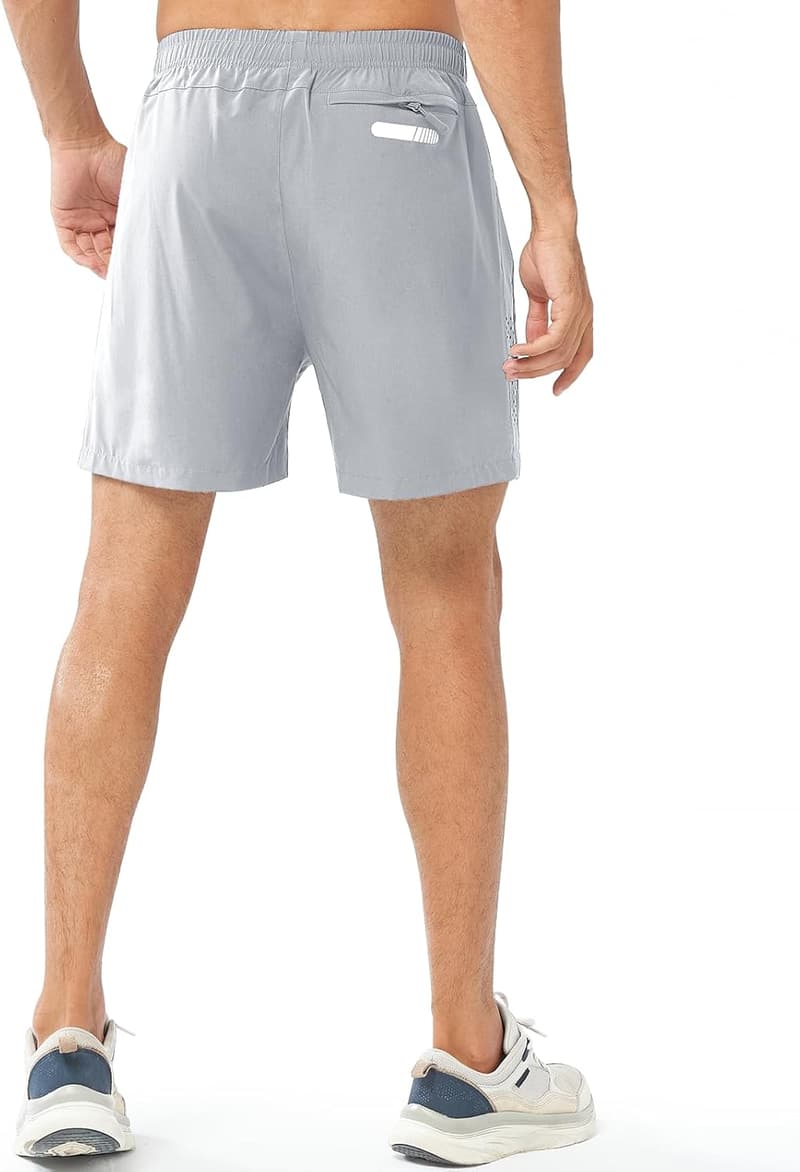 Men's Lightweight Quick-Dry Athletic Running Shorts 7