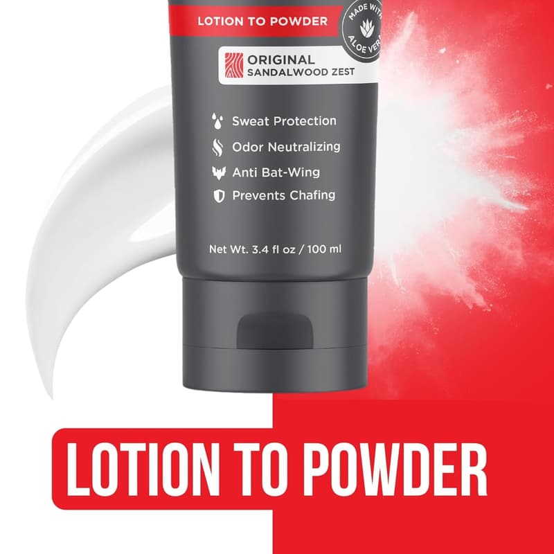 Men's Comfort Cream Deodorant - Aluminum-Free Anti-Chafing 3.4oz