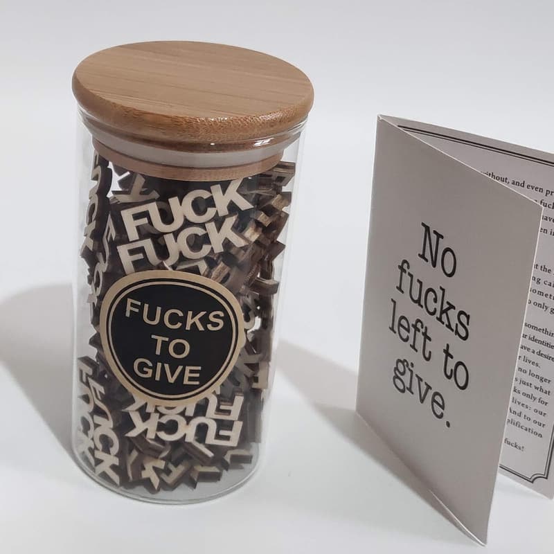 Funny Gag Gift Jar for Friends - 12oz Birthday & Anniversary