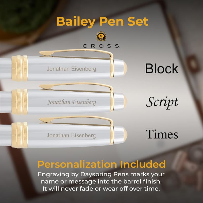 Personalized Cross Pen Set | Executive Gift for Graduation