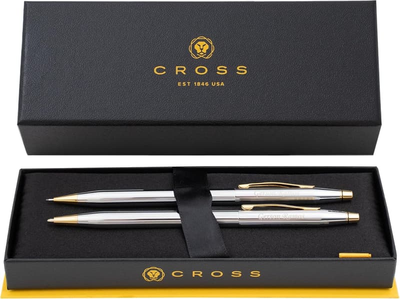 Personalized Cross Classic Century Pen & Pencil Set with Gift Box