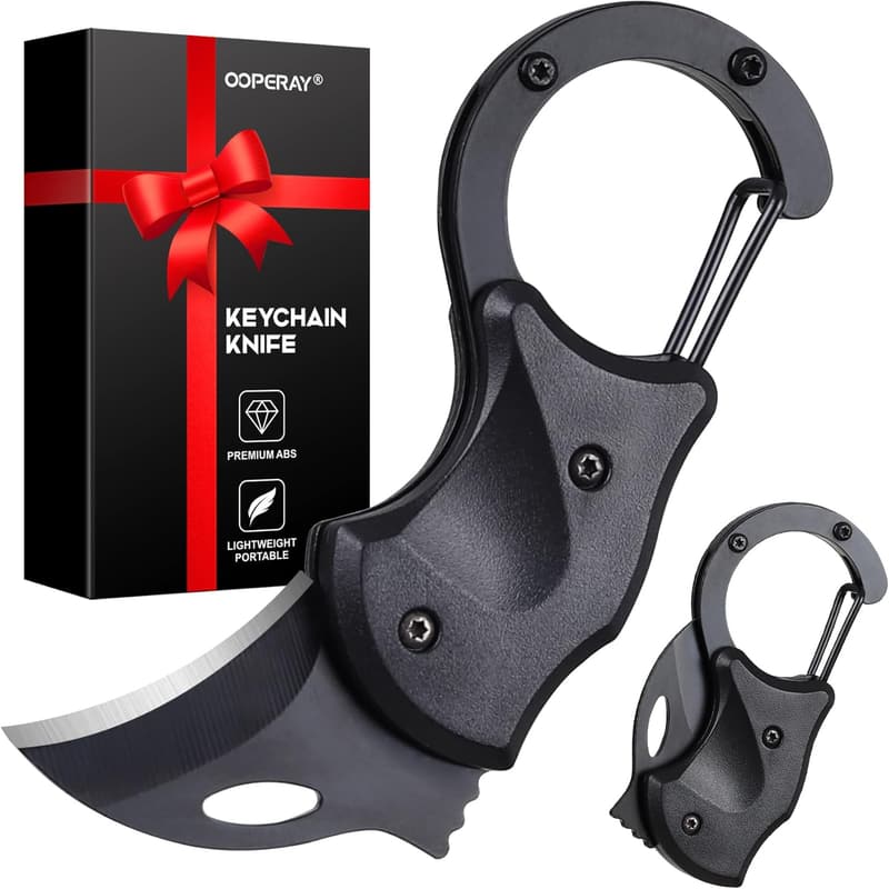 Men's EDC Keychain Knife - Perfect Stocking Stuffer Gift