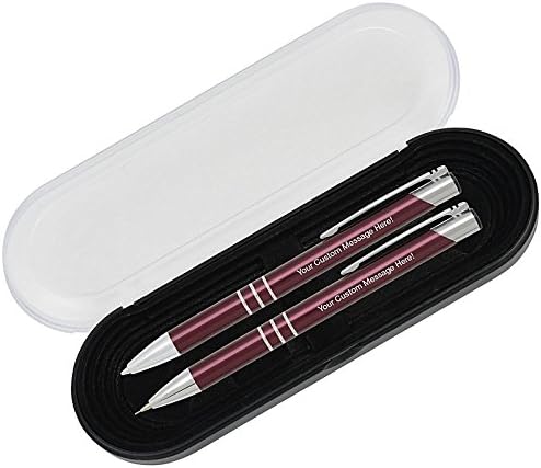 Personalized Engraved Ballpoint Pen & Mechanical Pencil Set