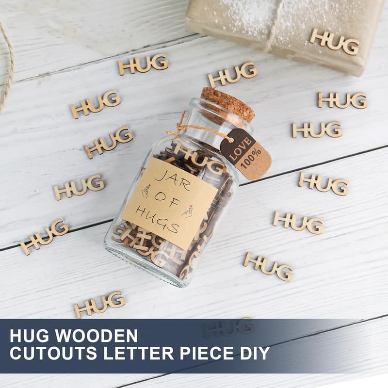 Hug in a Jar - 7oz Funny Gift for Birthdays & Anniversaries