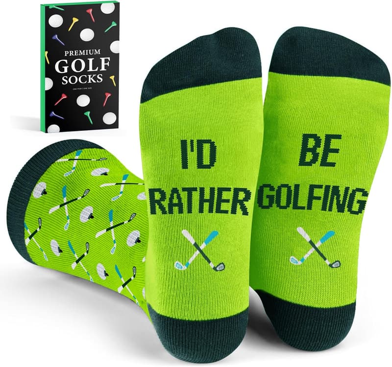 Golf Accessories for Men - Fun Golf Socks & Gifts