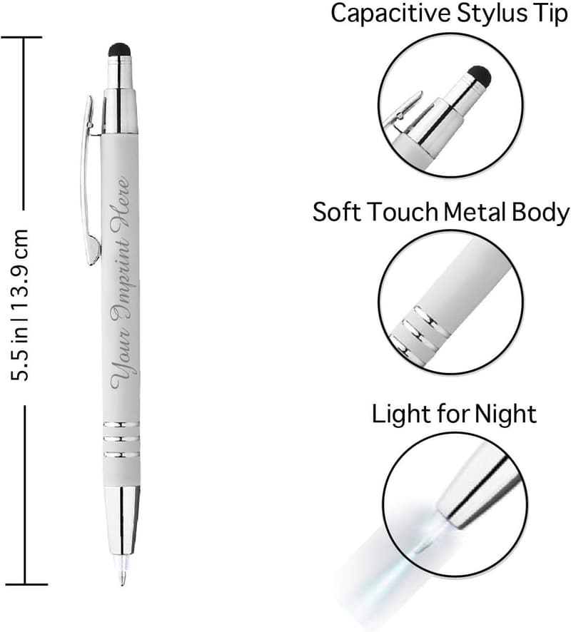 Personalized Luxury Pen Gift Set with LED Flashlight