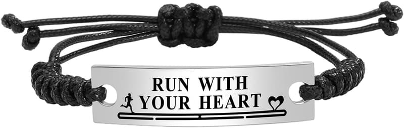 Adjustable Inspirational Mantra Friendship Bracelet