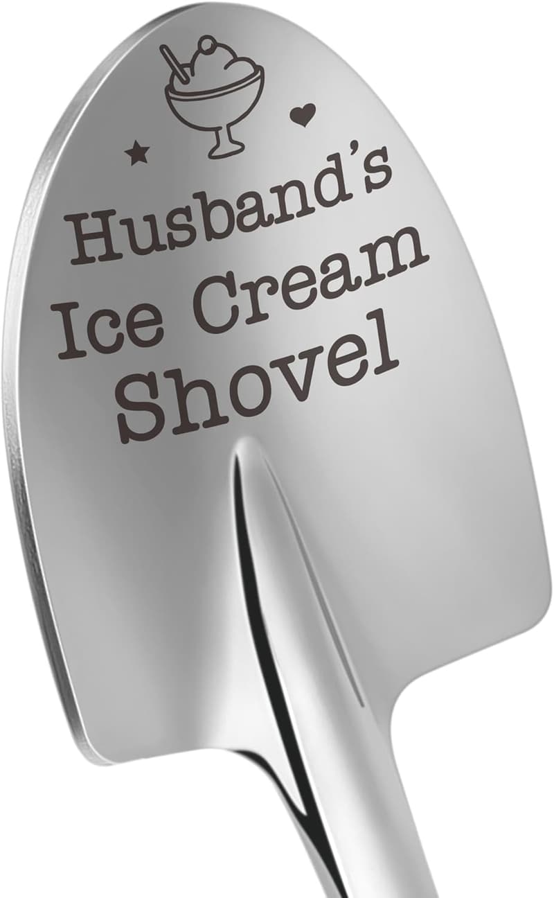 Funny Father's Day Ice Cream Shovel Gift for Husband