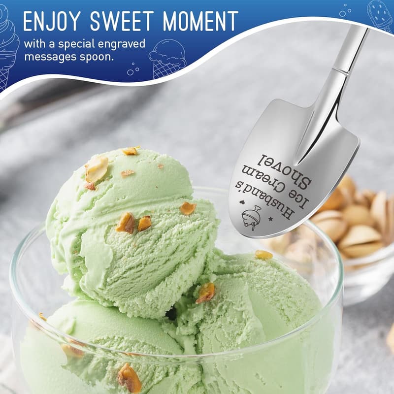 Funny Father's Day Ice Cream Shovel Gift for Husband