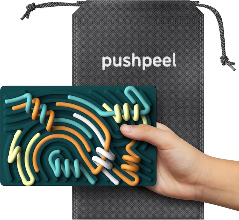 Silicone Fidget Activity Board for Stress Relief & Calming