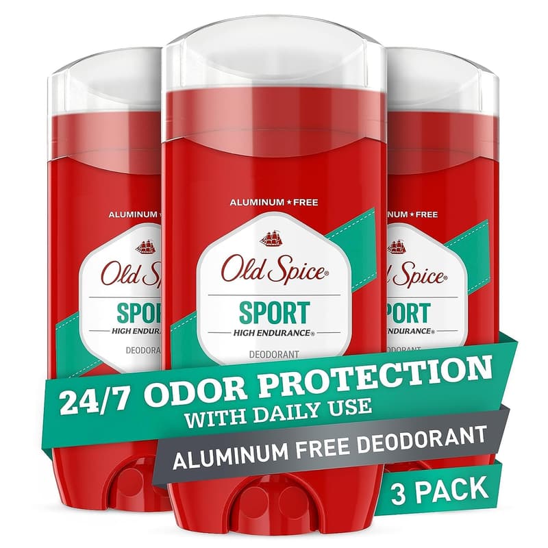 Old Spice Sport Deodorant for Men, Aluminum-Free, 3-Pack