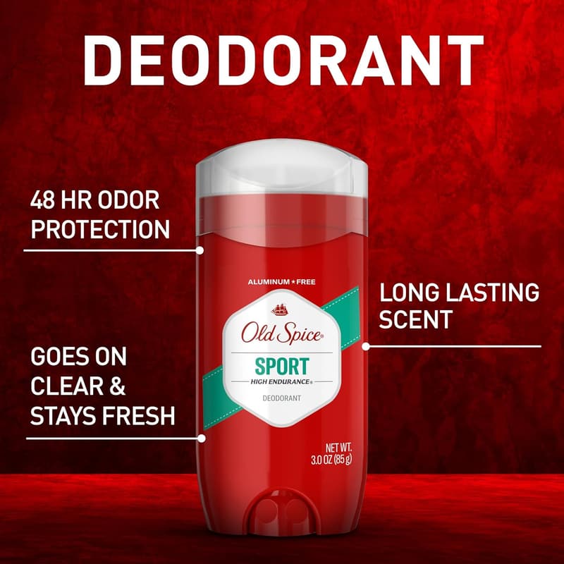 Old Spice Sport Deodorant for Men, Aluminum-Free, 3-Pack