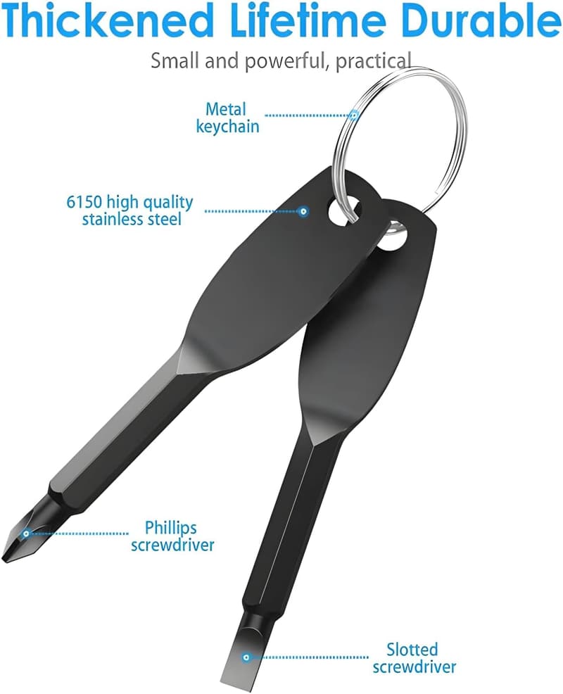 Personalized Pocket Screwdriver Keychain for Father's Day