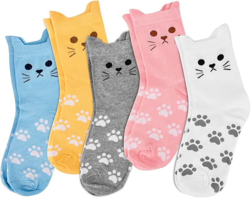 Birthday Cat Socks for Women - Fun Gifts for Her