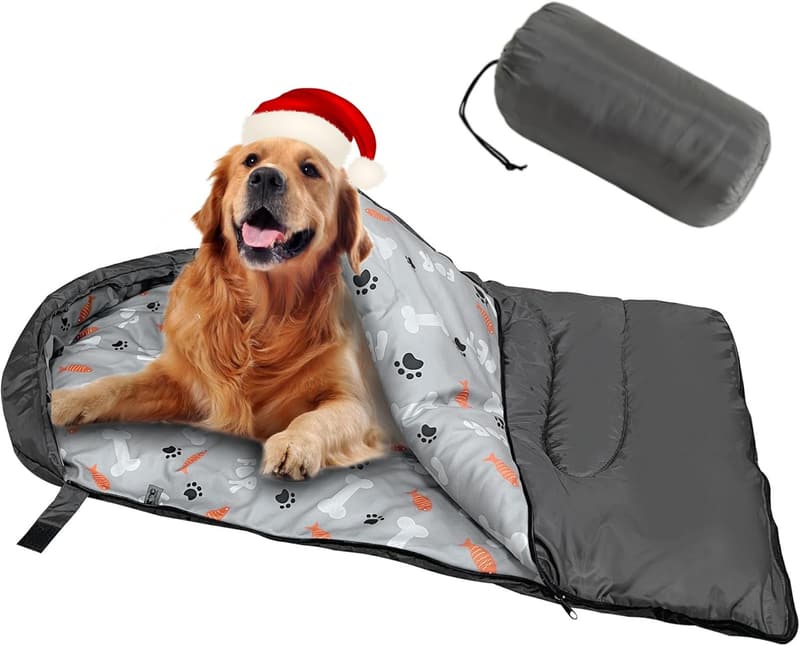Packable Waterproof Dog Sleeping Bag for Travel & Camping