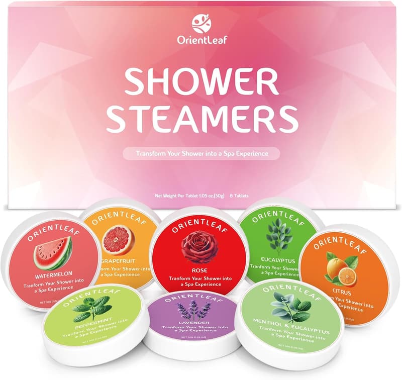 Aromatherapy Shower Steamers - Stress Relief Gift Set for Women