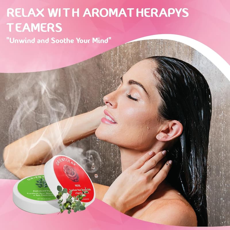 Aromatherapy Shower Steamers - Stress Relief Gift Set for Women