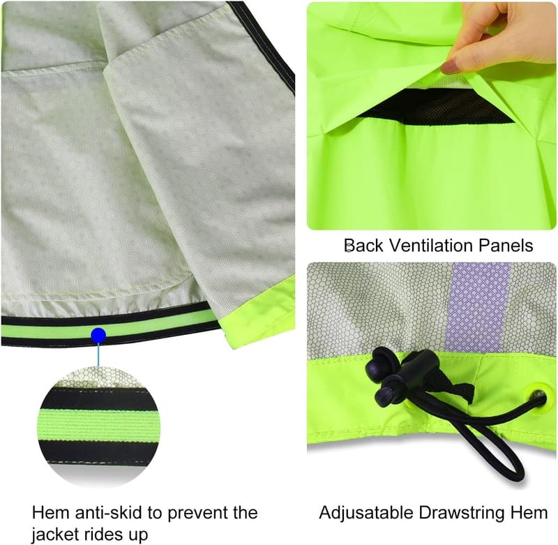 Lightweight Waterproof Men's Windbreaker Jacket for Outdoor Activities