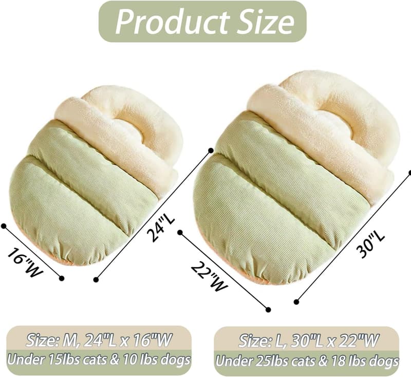 Cozy Plush Cat Cave Bed for Indoor Cats & Small Dogs