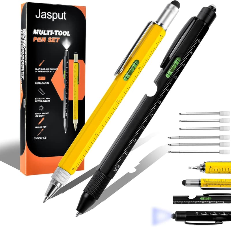 Birthday Multi Tool Pen Set for Men - Perfect Stocking Stuffer