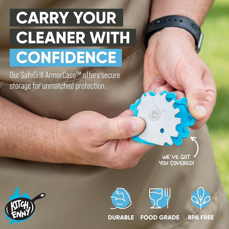Bristle-Free Grill Scraper for Grilling Dads