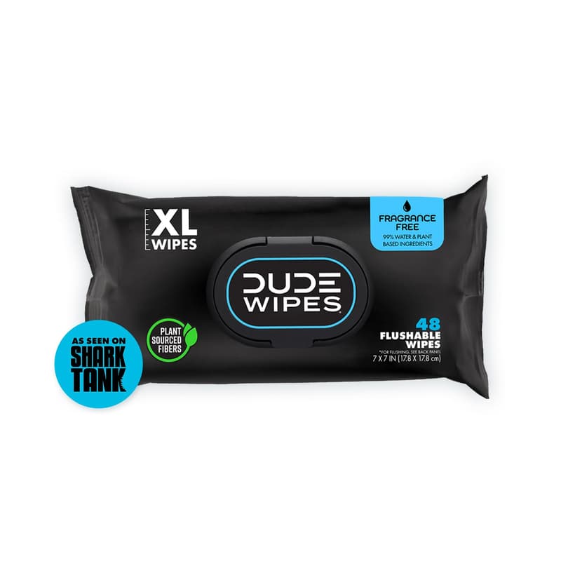 Flushable Wet Wipes - Unscented Extra-Large with Vitamin E & Aloe