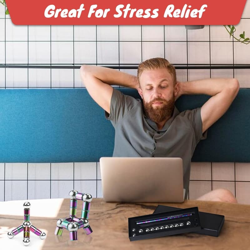 Fidget Magnetic Pen for Teens – Stress Relief Desk Toy Gift