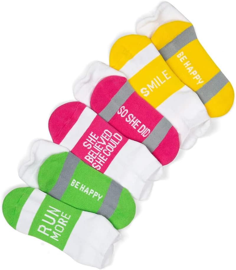 Women's Inspirational Running Socks - Set of 3 Pairs