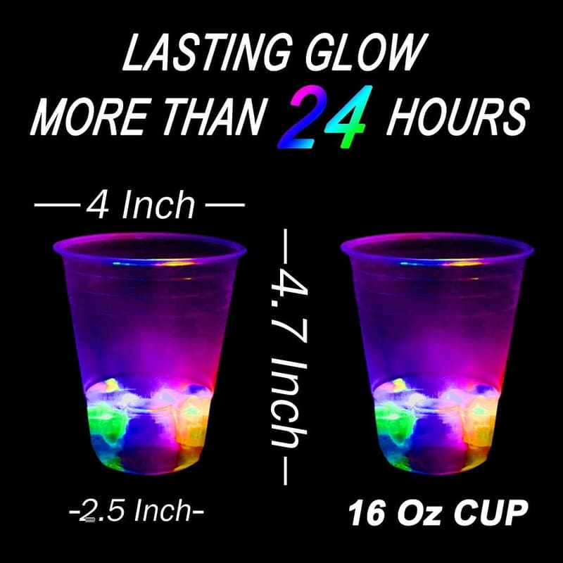 Glow-in-the-Dark Beer Pong Game for Parties and Events