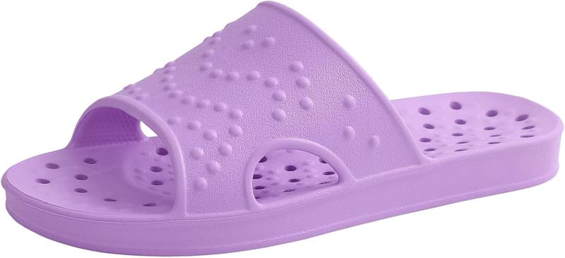 Women's Arch Support Quick Drying Shower Shoes - Lightweight Pool Slides