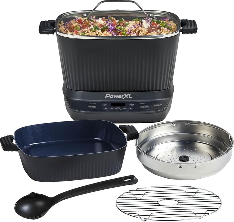 7.5 Quart Digital Multi-Cooker with Automatic Stirring Paddle