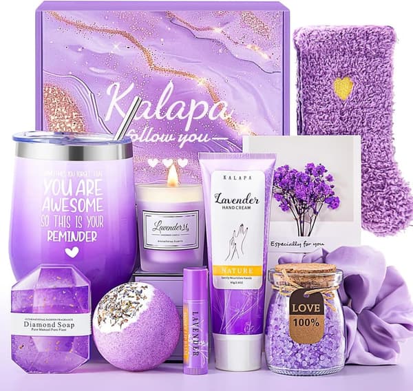 Lavender Gift Set for Mom - Unique Mother's Day & Birthday Bundle