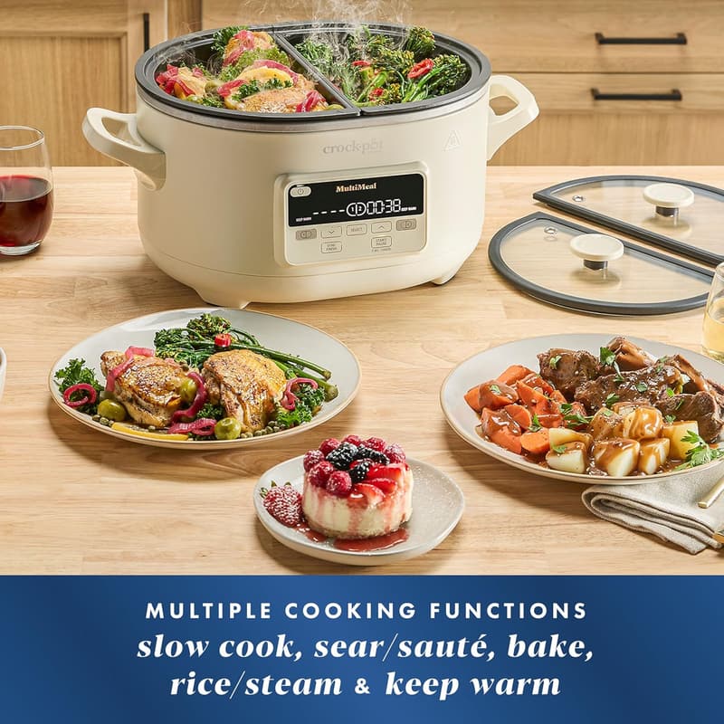 Crock-Pot Multicooker with Bake Function for Meal Prep