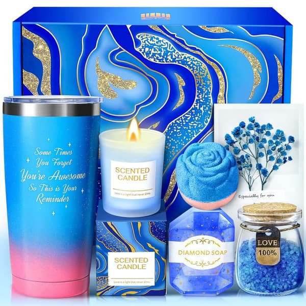 Birthday Gift Basket for Women - Home Spa Essentials
