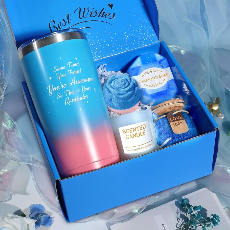Birthday Gift Basket for Women - Home Spa Essentials