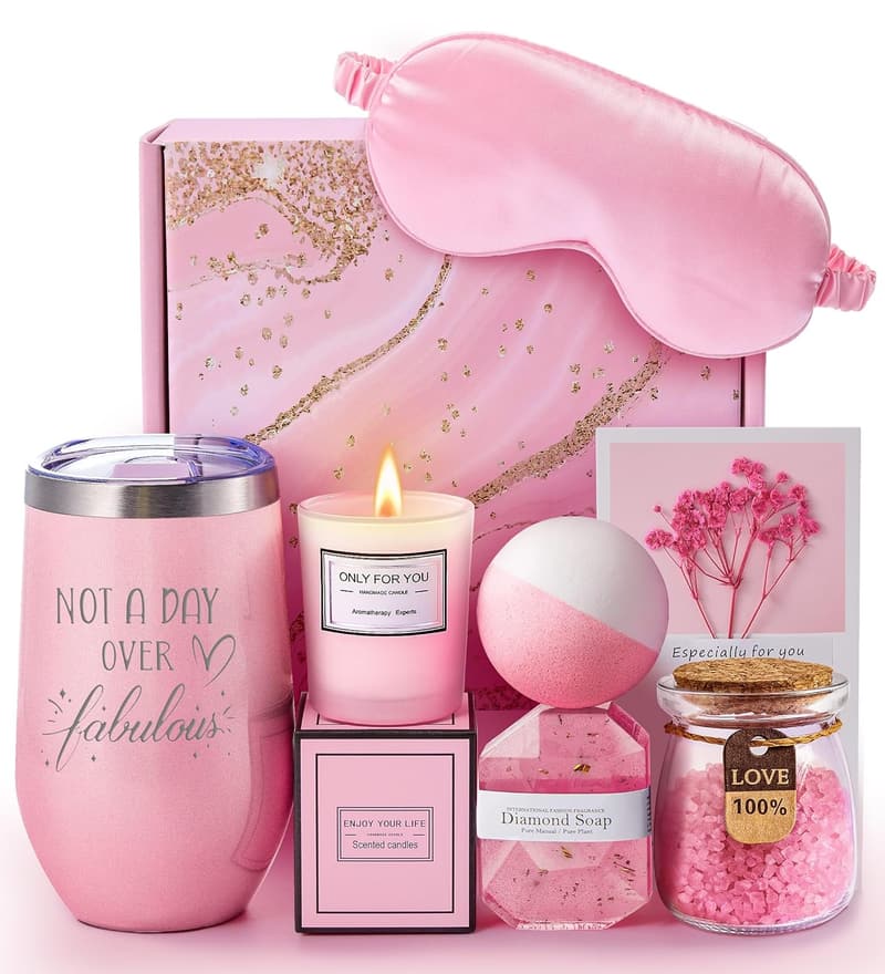 Spa Gift Basket Set for Women - Perfect Birthday or Mother's Day Gift
