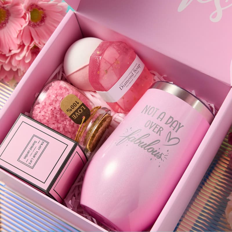 Spa Gift Basket Set for Women - Perfect Birthday or Mother's Day Gift