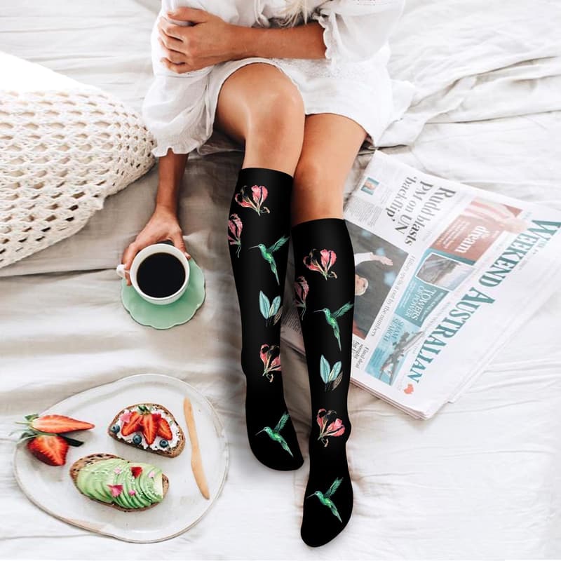 Copper Compression Socks - 6 Pack for Men & Women