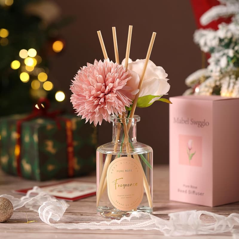 Mother's Day Gift Set: Scented Candle, Diffuser, Socks & Decor