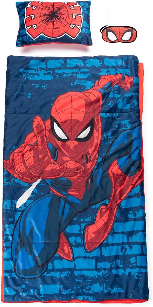 Spiderman Plush Sleepover Set - 3 Pieces